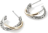 John Hardy JH Essentials Crossover Earrings, 20.5mm