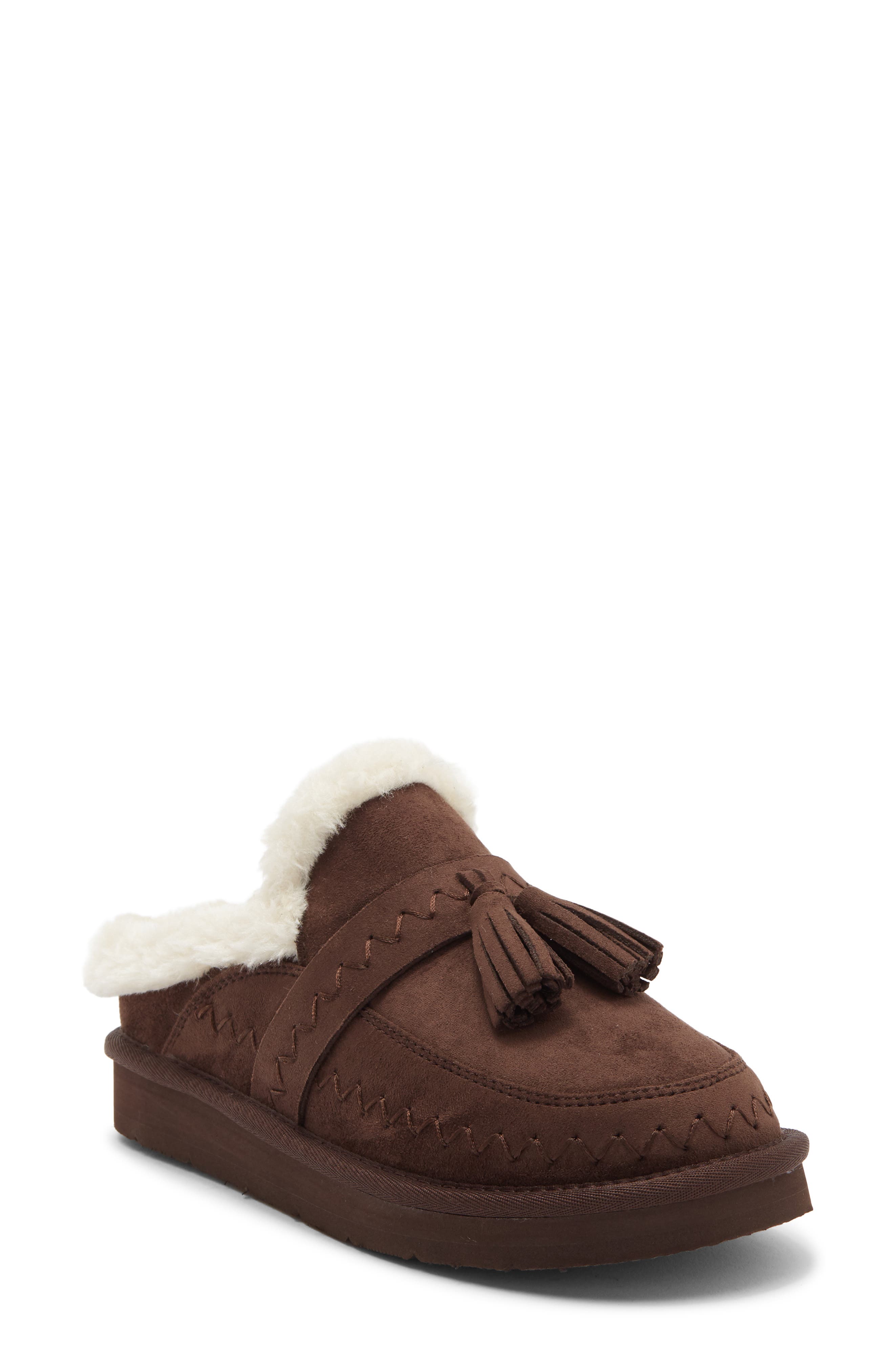 Flory Faux Shearling Clog