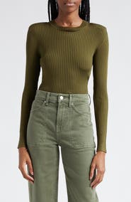 Veronica Beard Acara Rib Sweater