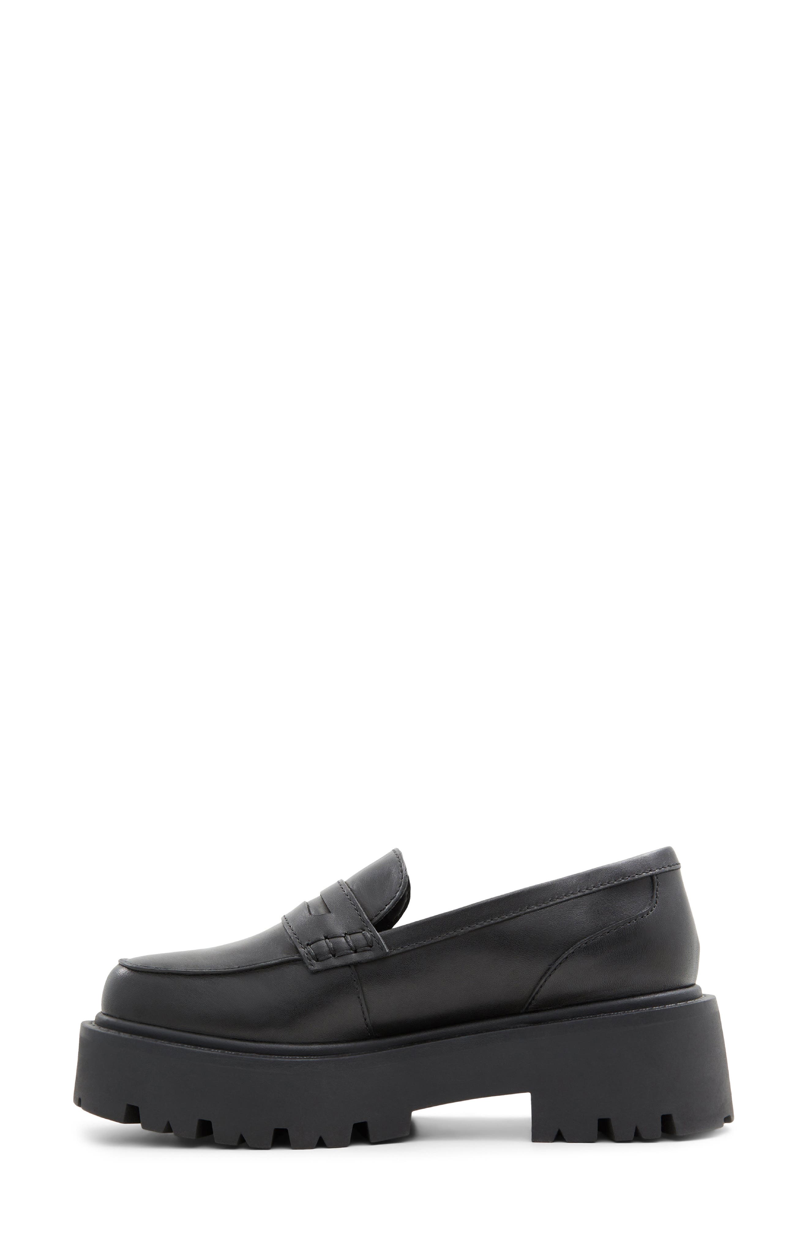 ALDO Cadaycia Platform Penny Loafer, Alternate, color, Black