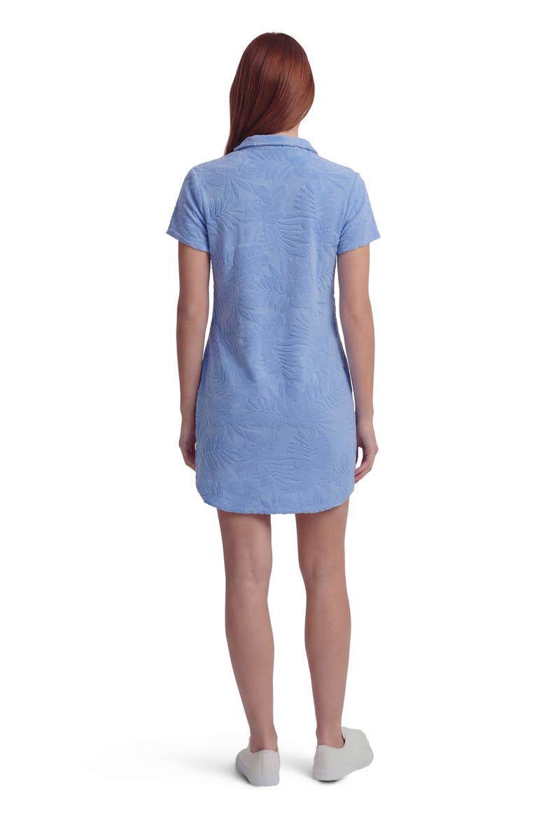 Womens Terry Toweling Dress, Alternate, color, BLUE