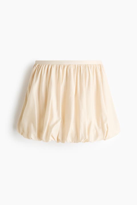 Bubble-hem Mini Skirt