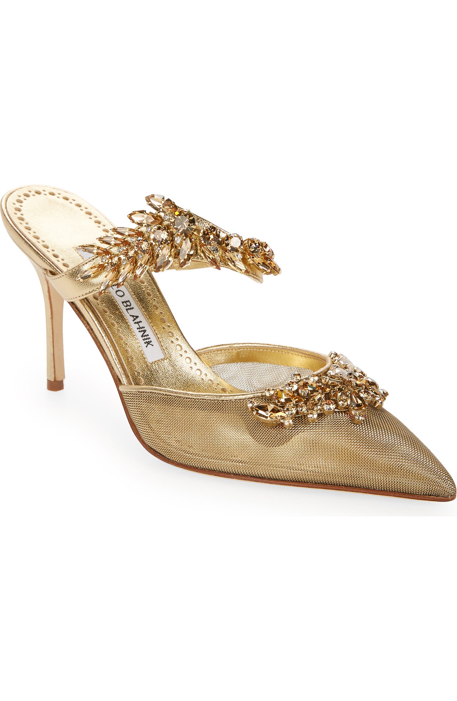 Manolo Blahnik Lurum Crystal Leaf Pointed Toe Mule Women Nordstrom manolo-blahnik-lurum-crystal-leaf-pointed-toe-mule-women-nordstrom
