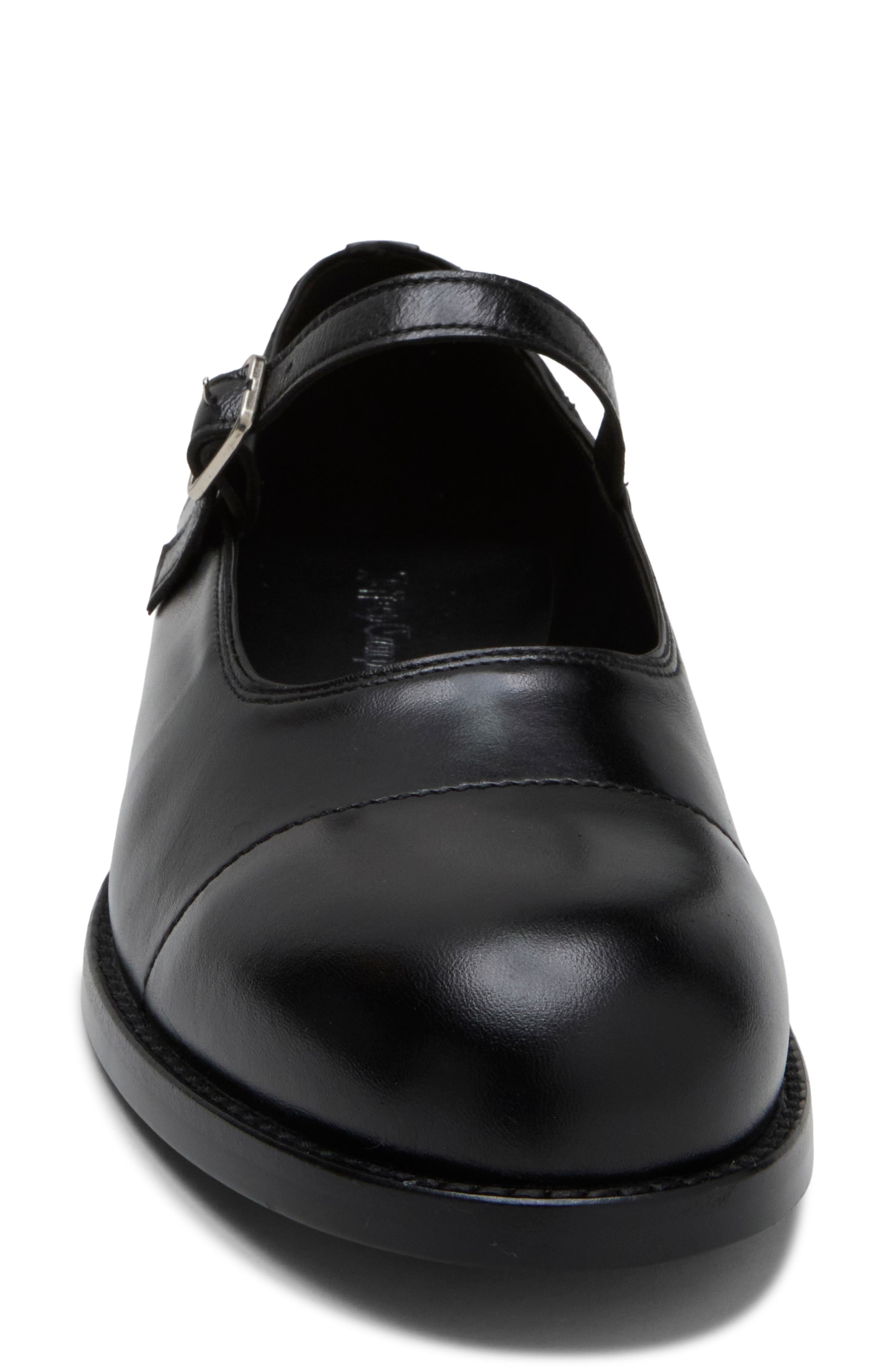 Keepsake Mary Jane Flat, Alternate, color, BLACK