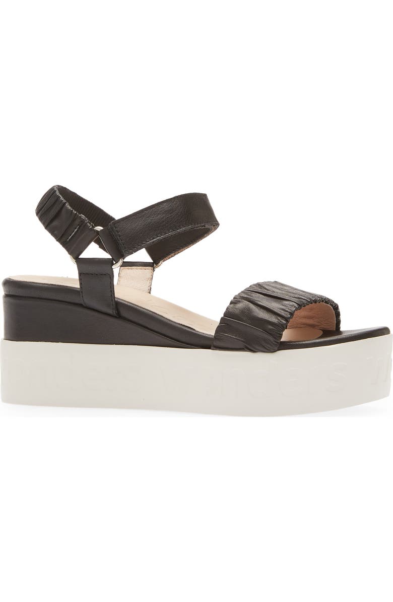 Wonders Platform Wedge Sandal, Alternate, color,