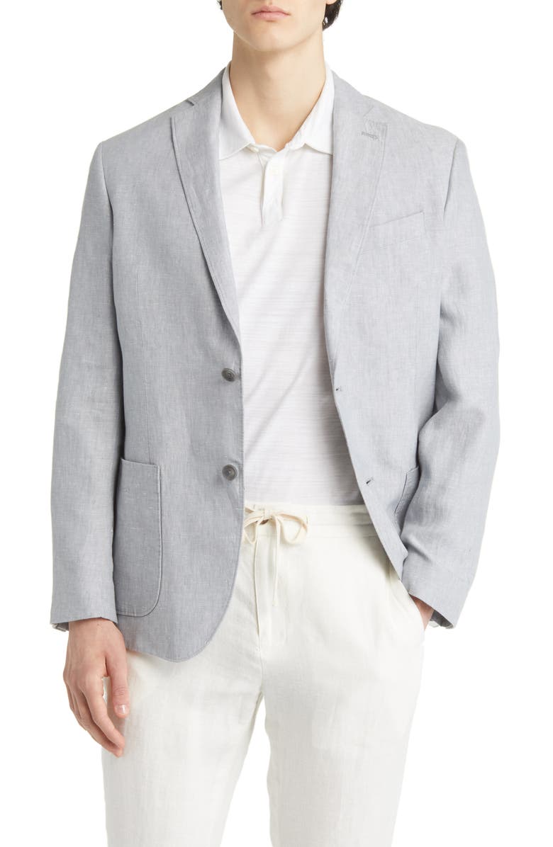 Nordstrom Patch Pocket Linen Sport Coat, Main, color,