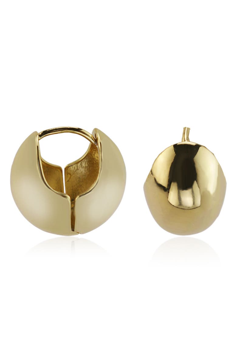 REBL Round Bubble Stud Earrings, Alternate, color, Gold