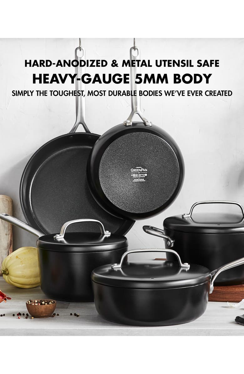 GreenPan GP5 Infinite8 Healthy Ceramic Nonstick 14-Piece Cookware Set, Alternate, color,