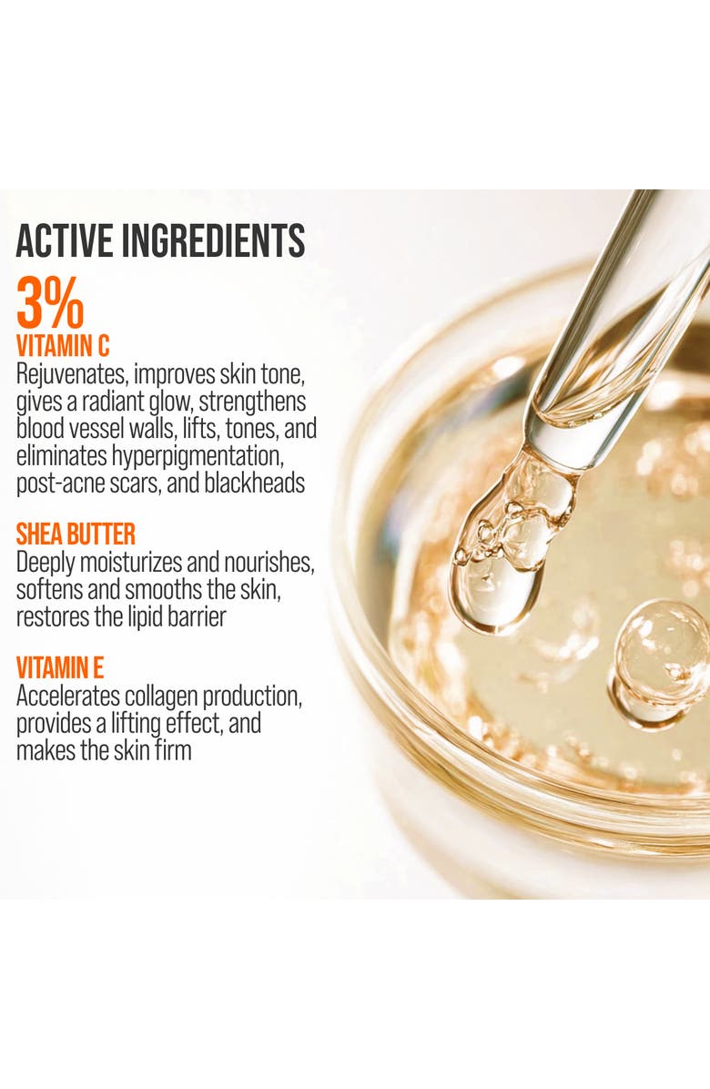 7DAYS Face moisturizer with Vitamin C for Radiance & Lifting with 3D Massage Applicator, Alternate, color, White