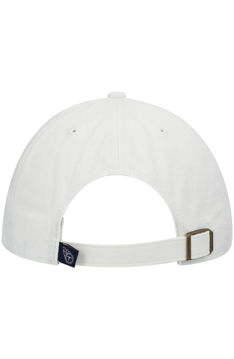 '47 Men's '47 White Tennessee Titans Clean Up Adjustable Hat, Alternate, color, White