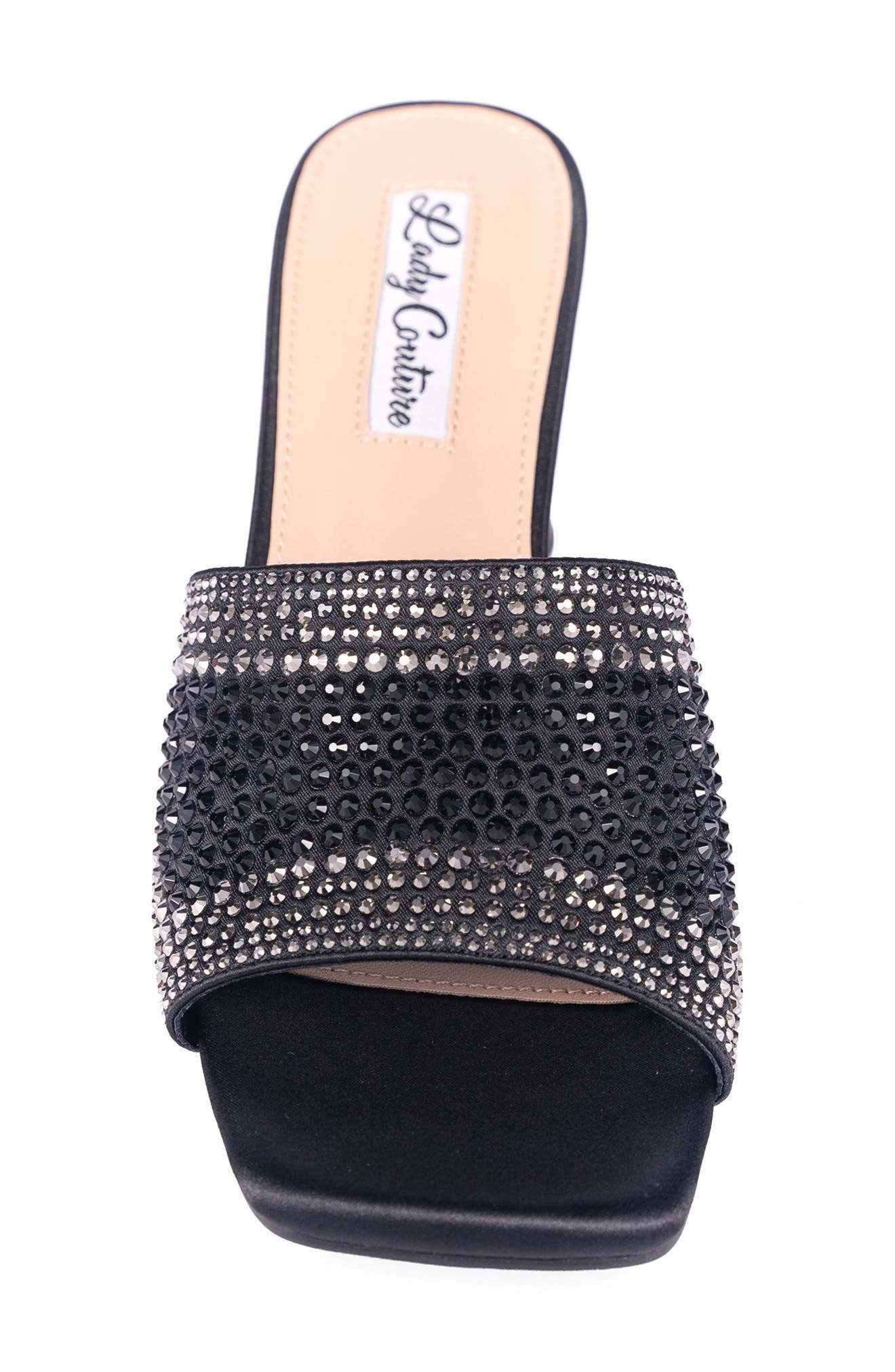 LADY COUTURE Fontana Slide Sandal, Alternate, color, Black