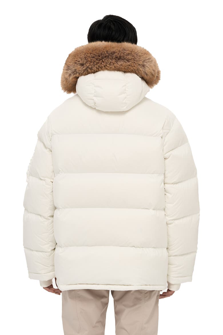Minto Mens Detachable Hood Puffer, Alternate, color, Bone