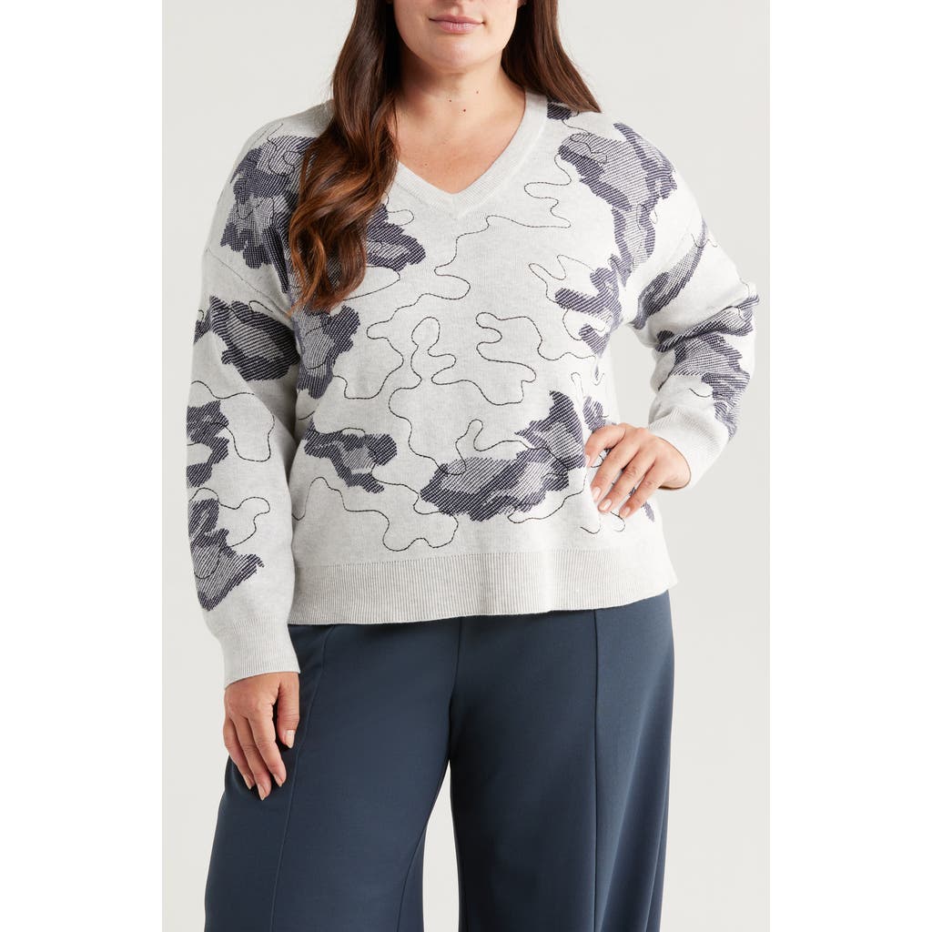 Nic + Zoe Nic+zoe Direction Drift Cotton Blend Sweater