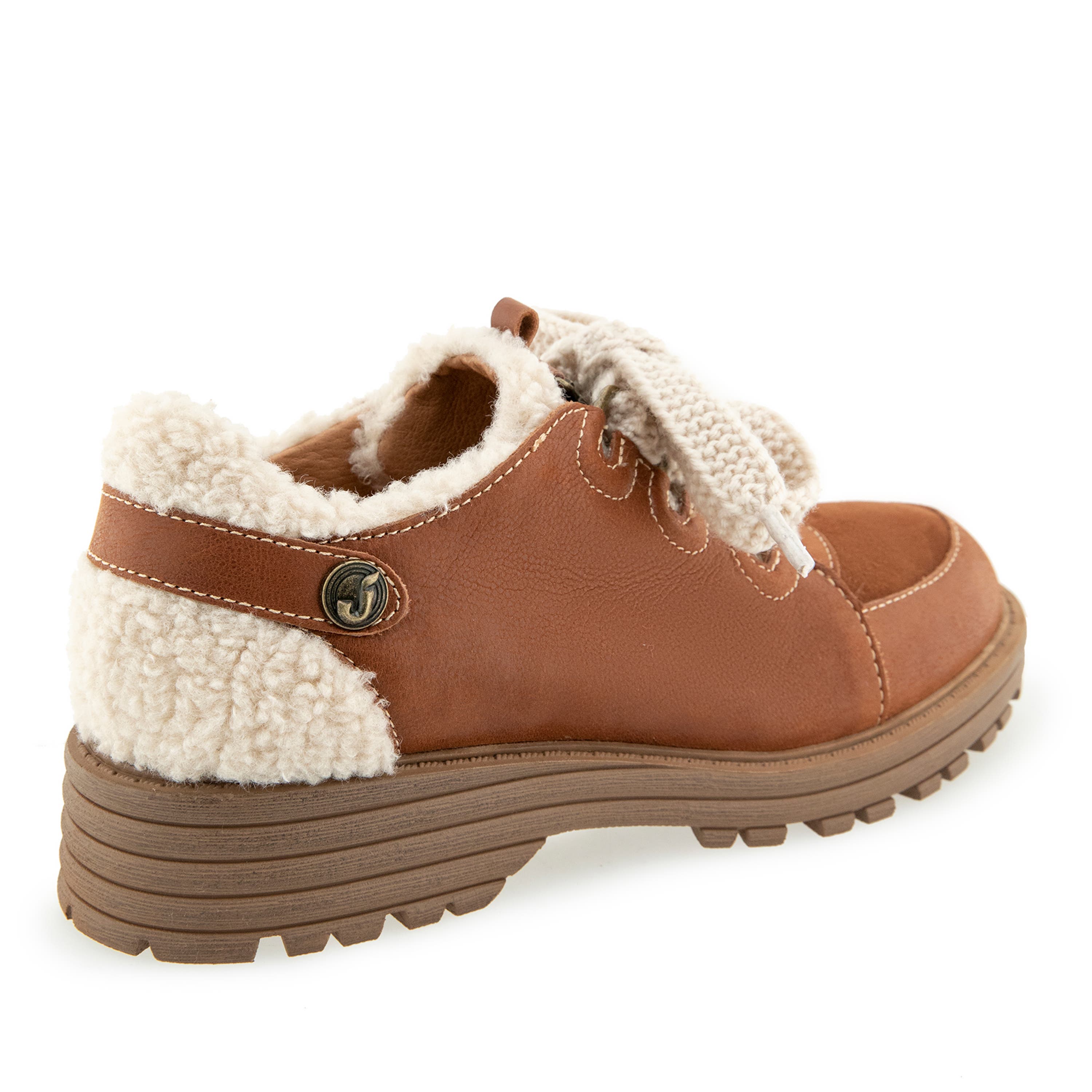 Ivory Closed Casual, Alternate, color, COGNAC