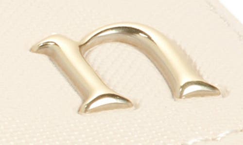 Nordstrom Initial Rectangular Jewelry Box In N- Cream- Gold