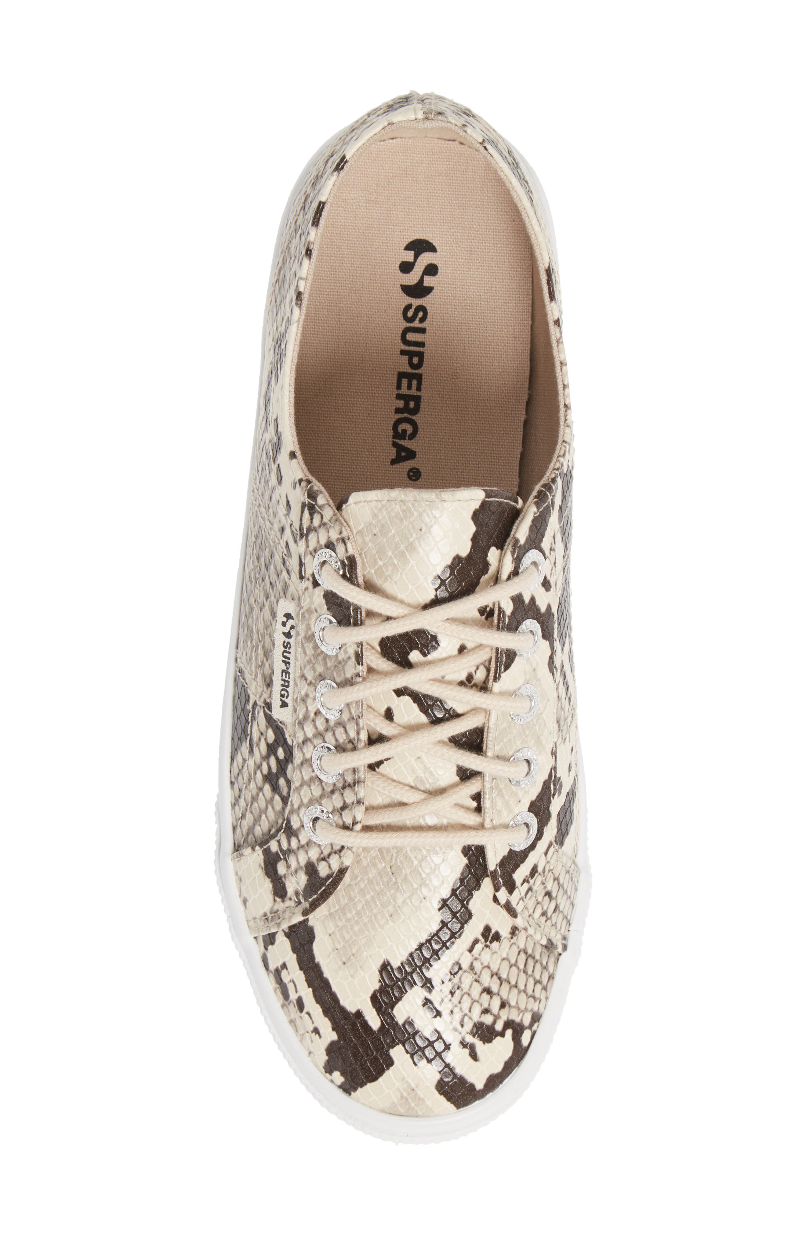 Superga 2730 Snake Embossed Platform Sneaker, Alternate, color, 