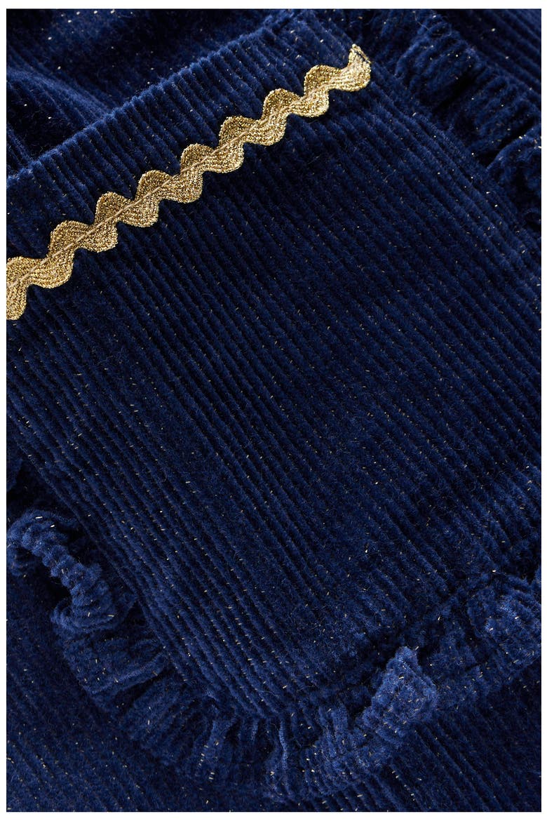 Kids' Metallic Accent Corduroy Pants, Alternate, color, NAVY SPARKLE