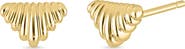 Bony Levy 14k Gold Chevron Stud Earrings