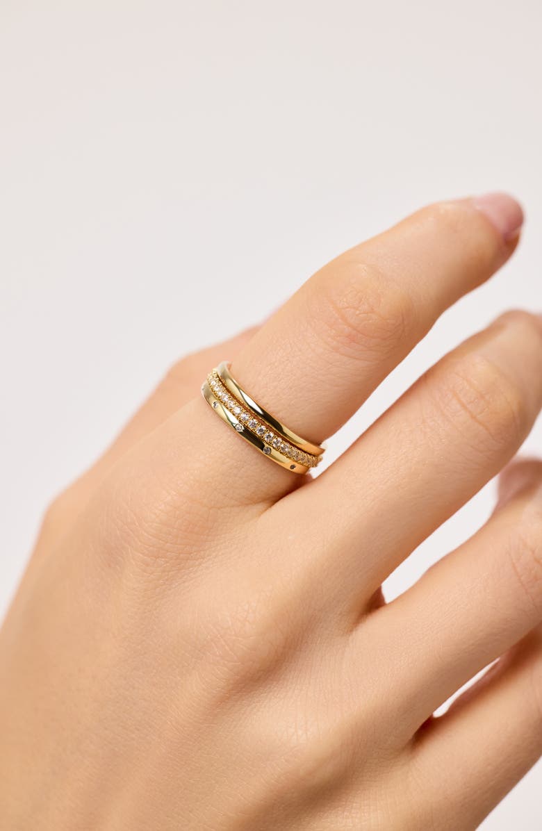 Ana Luisa Ring Set - Camden, Alternate, color, Gold