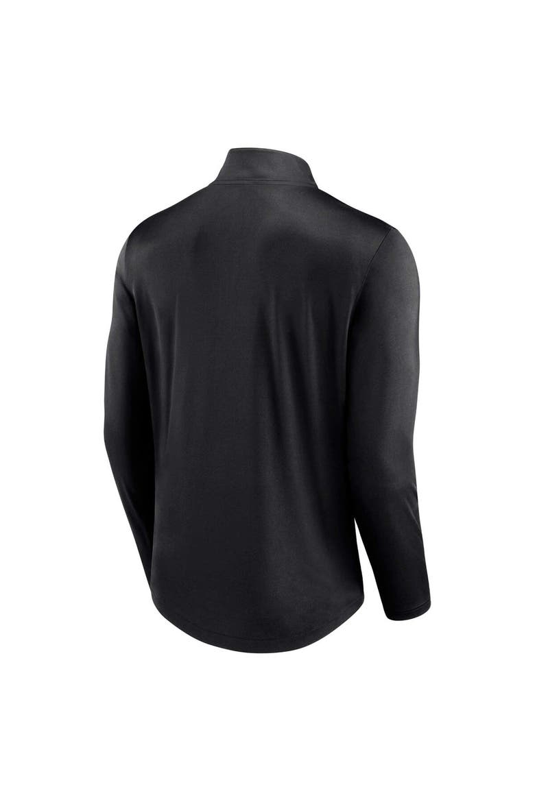 Men's Fanatics Black Chicago White Sox Quarterback Quarter-Zip Top, Alternate, color, Black