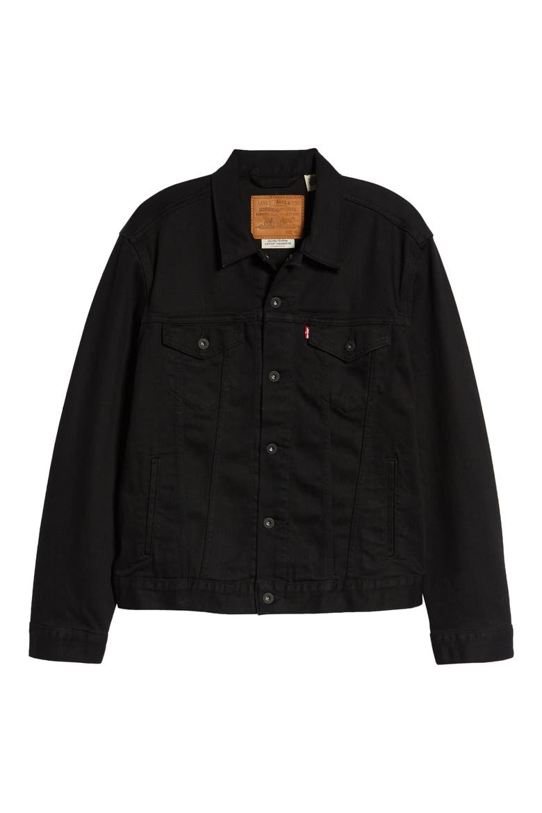 Levi's® Denim Trucker Jacket, Alternate, color, DARK HORSE TRUCKER