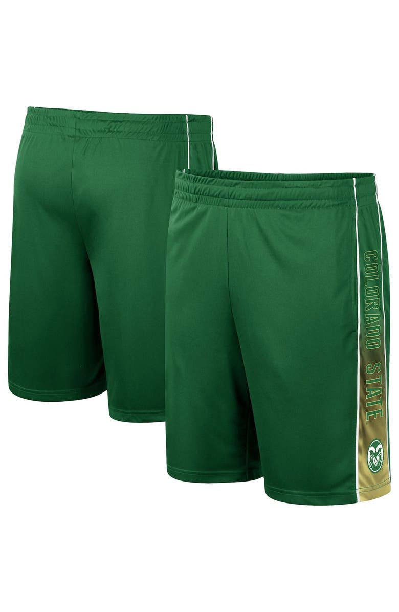 COLOSSEUM Men's Colosseum Green Colorado State Rams Lazarus Shorts, Main, color, Green