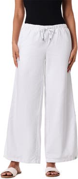 Coolibar Women's Chambray Wide Leg Pants - UPF 50+ Sun Protection - Enclave
