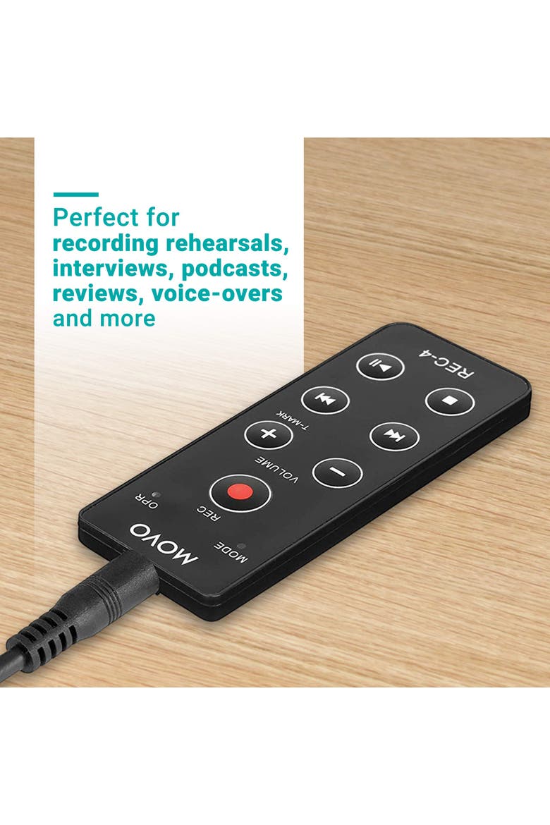 REC-4 Wired Remote Control for Zoom H2n, H4n Pro, H5 & H6 Portable Digital Handy Recorders, Alternate, color, Black