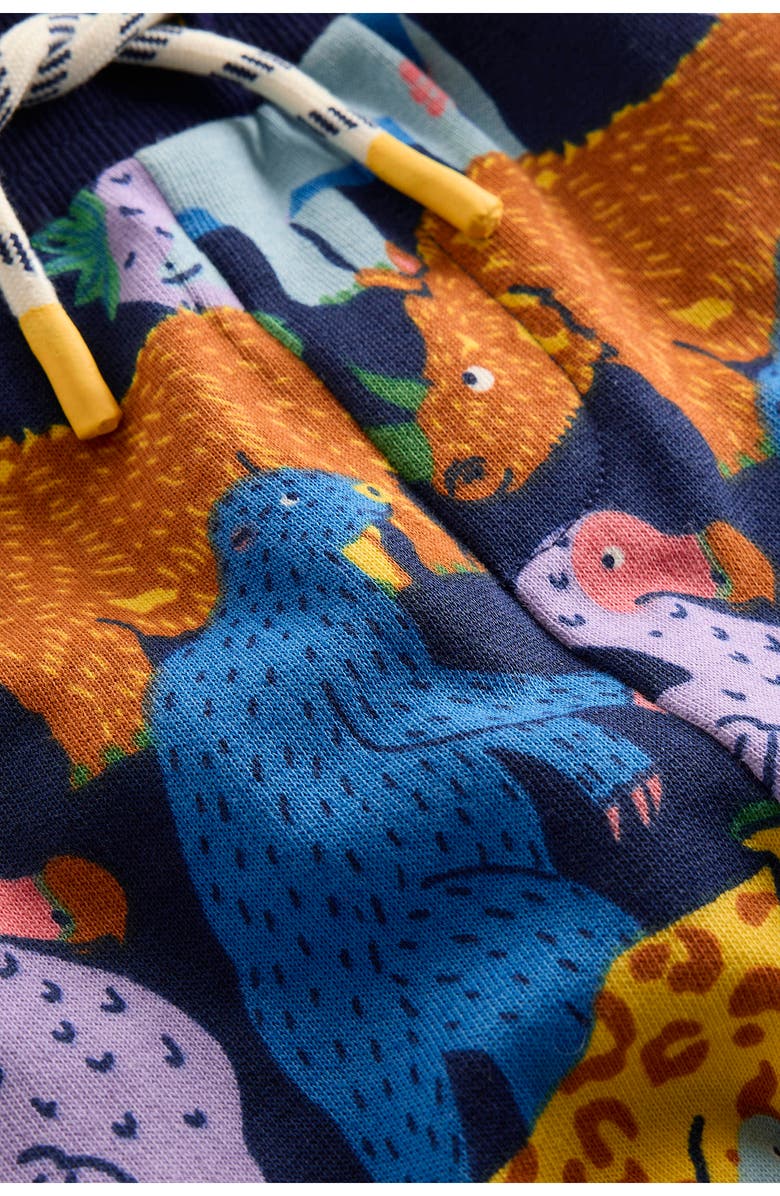 Mini Boden Kids' Dino Print Cotton Joggers, Alternate, color,