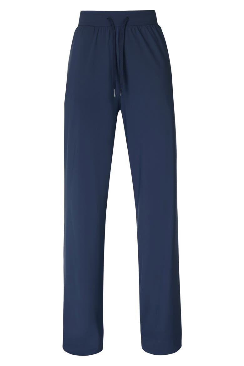Explorer Wide Leg Track Pants, Alternate, color, NAVY BLUE