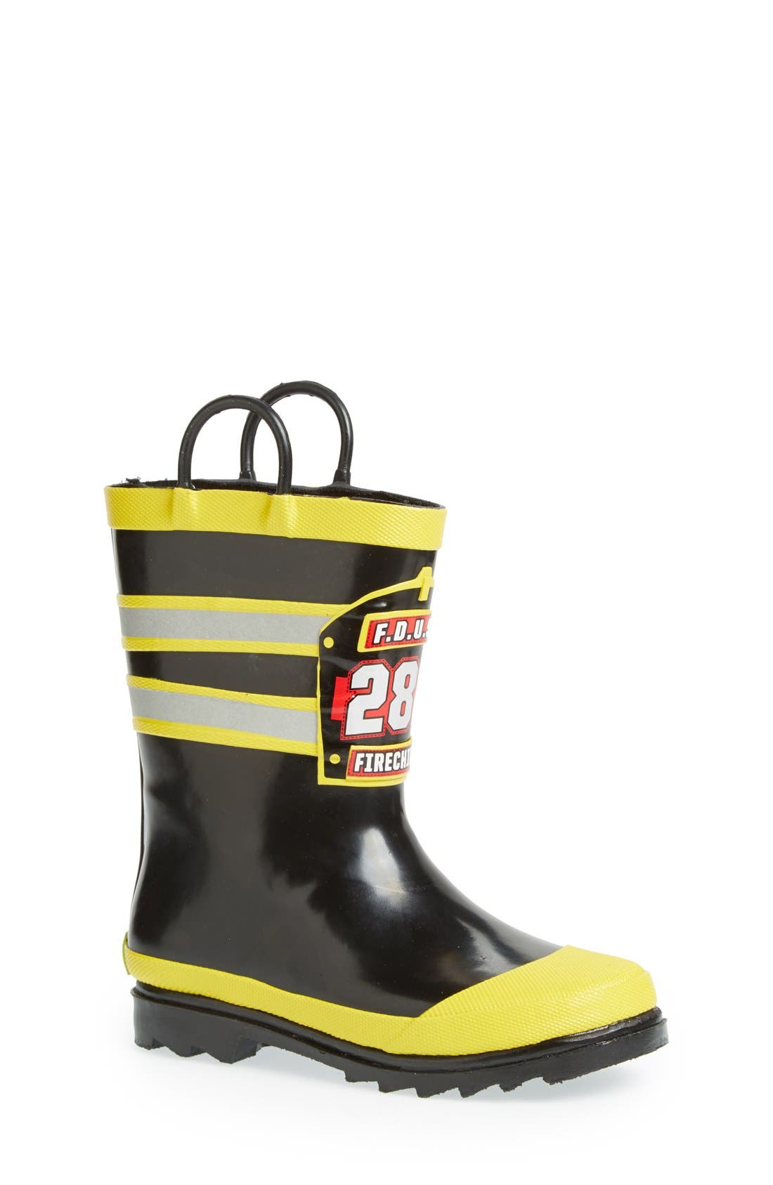 Western Chief F.D.U.S.A. Waterproof Rain Boot, Main, color, Black