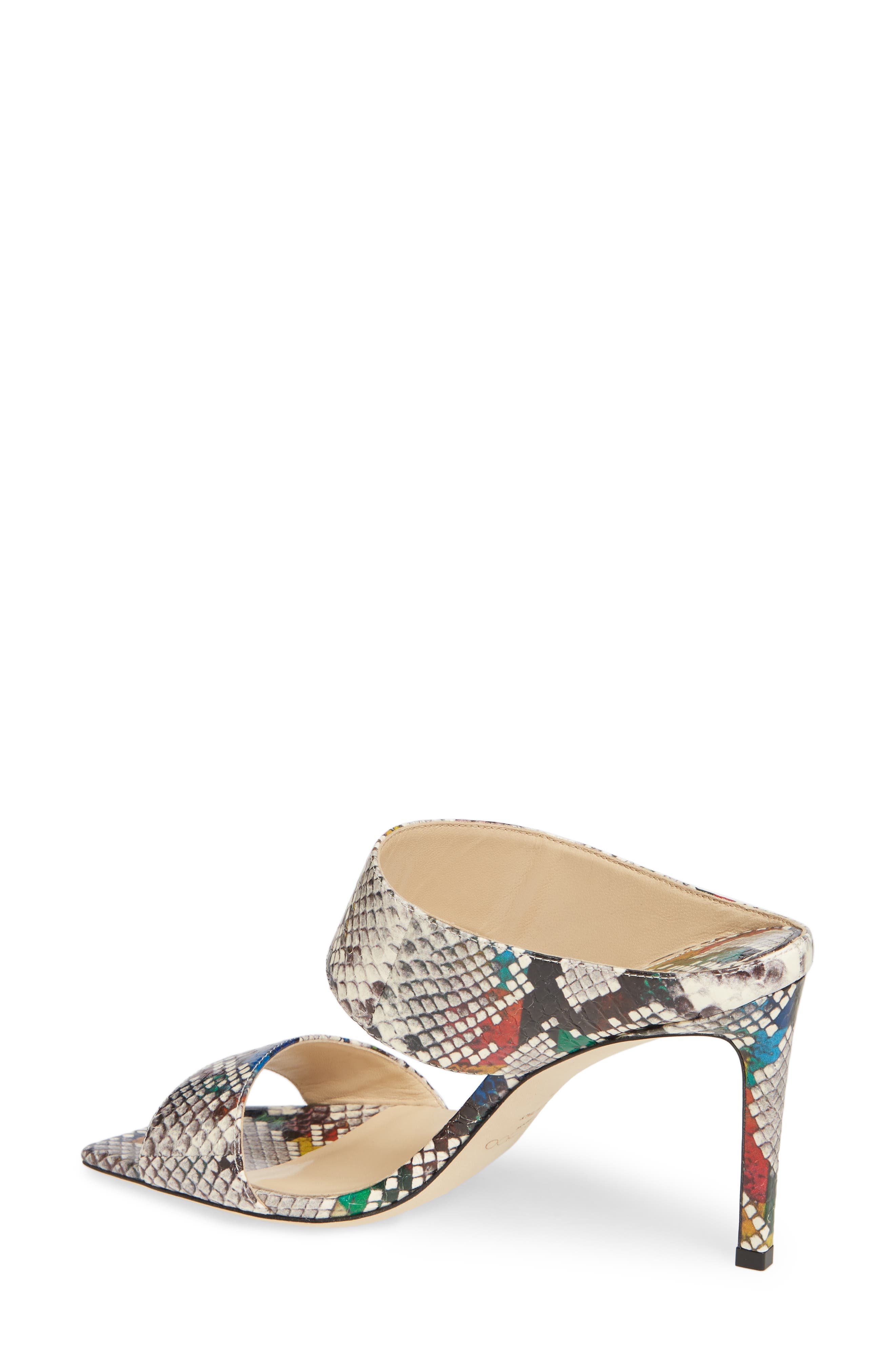 Jimmy Choo Hira Snake Print Mule, Alternate, color, 