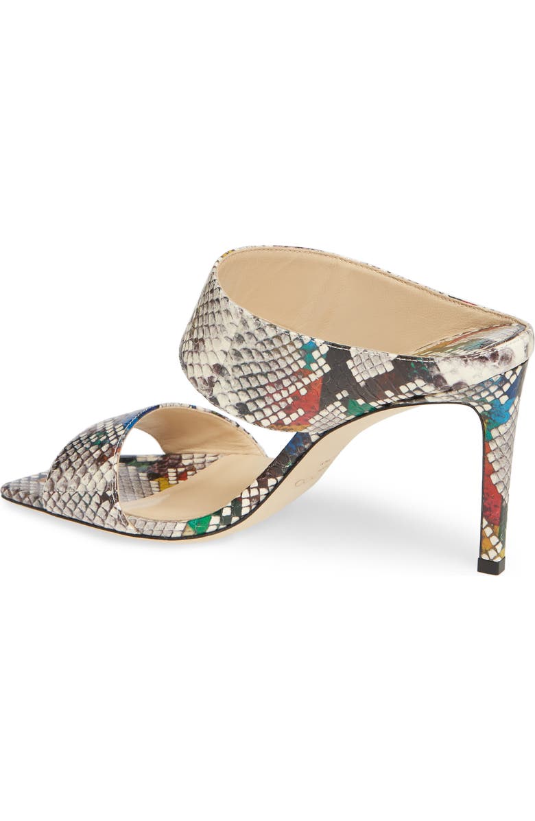 Jimmy Choo Hira Snake Print Mule, Alternate, color,