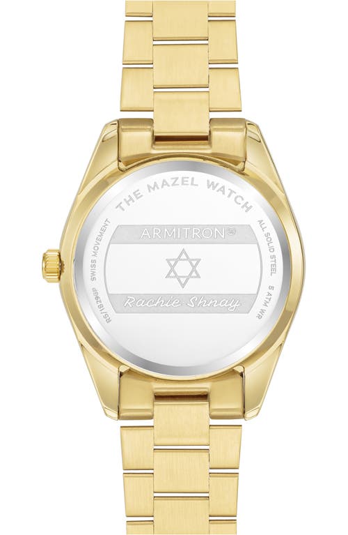 Rachie Shnay The Mazel Malachite Bracelet Watch, 36mm In Green