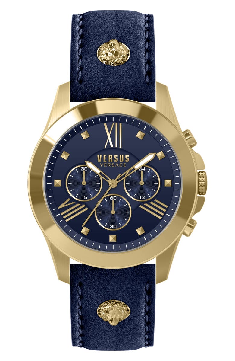 VERSUS Versace Versace Men's Chrono Lion Multifunction Strap Watch, 44mm, Main, color,