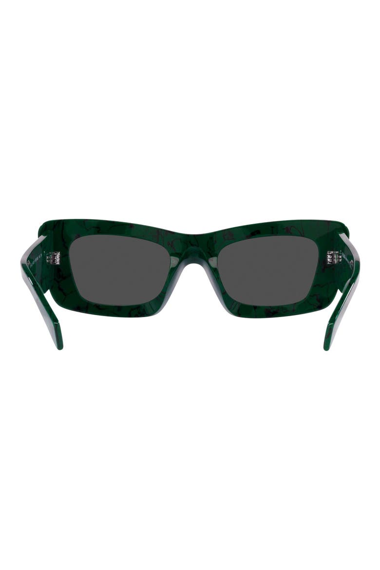 50mm Square Sunglasses, Alternate, color, DARK GREY
