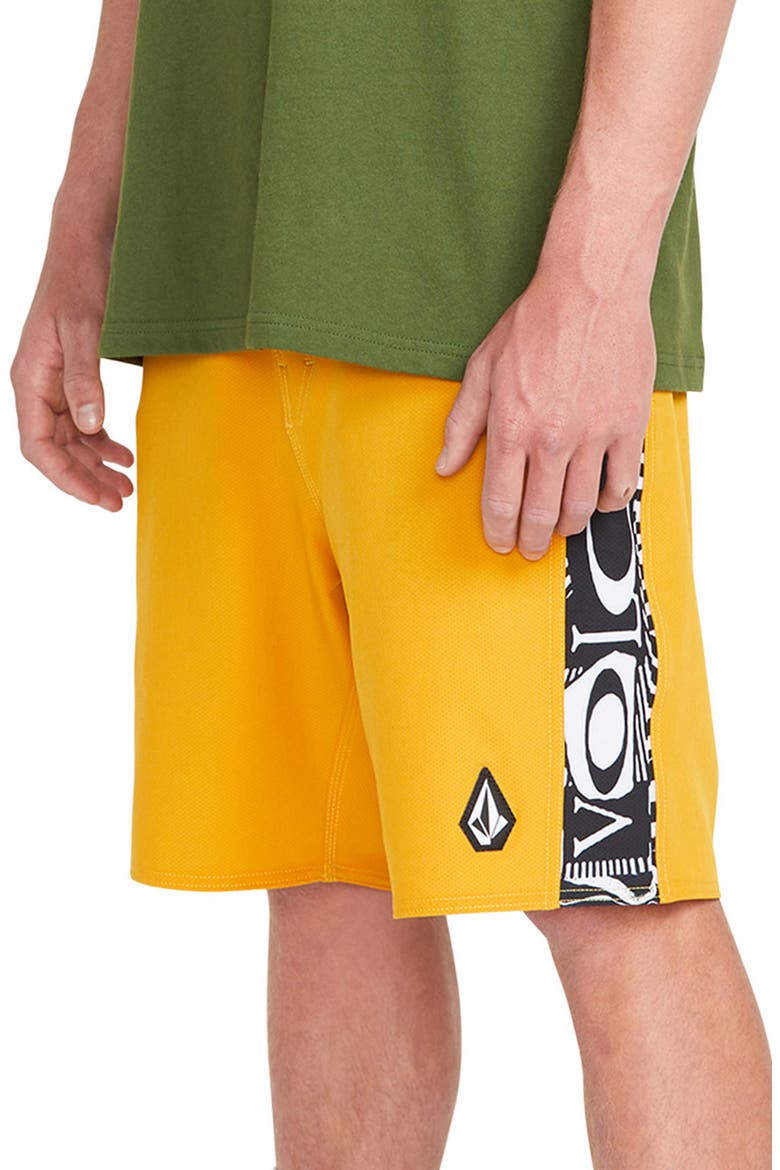 Marker Mod 20 Swim Trunks, Main, color, OLD GOLD