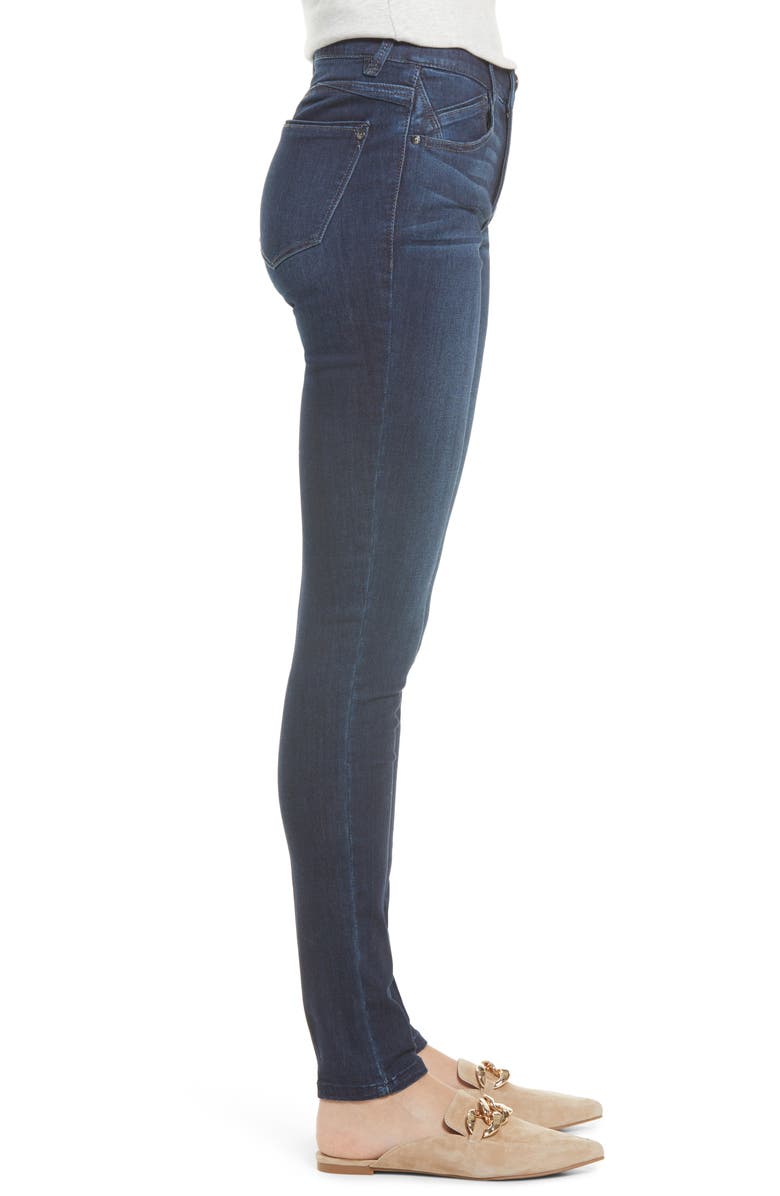 Wit & Wisdom Sophie 'Ab'Solution Skinny Ankle Jeans, Alternate, color, Dark Navy
