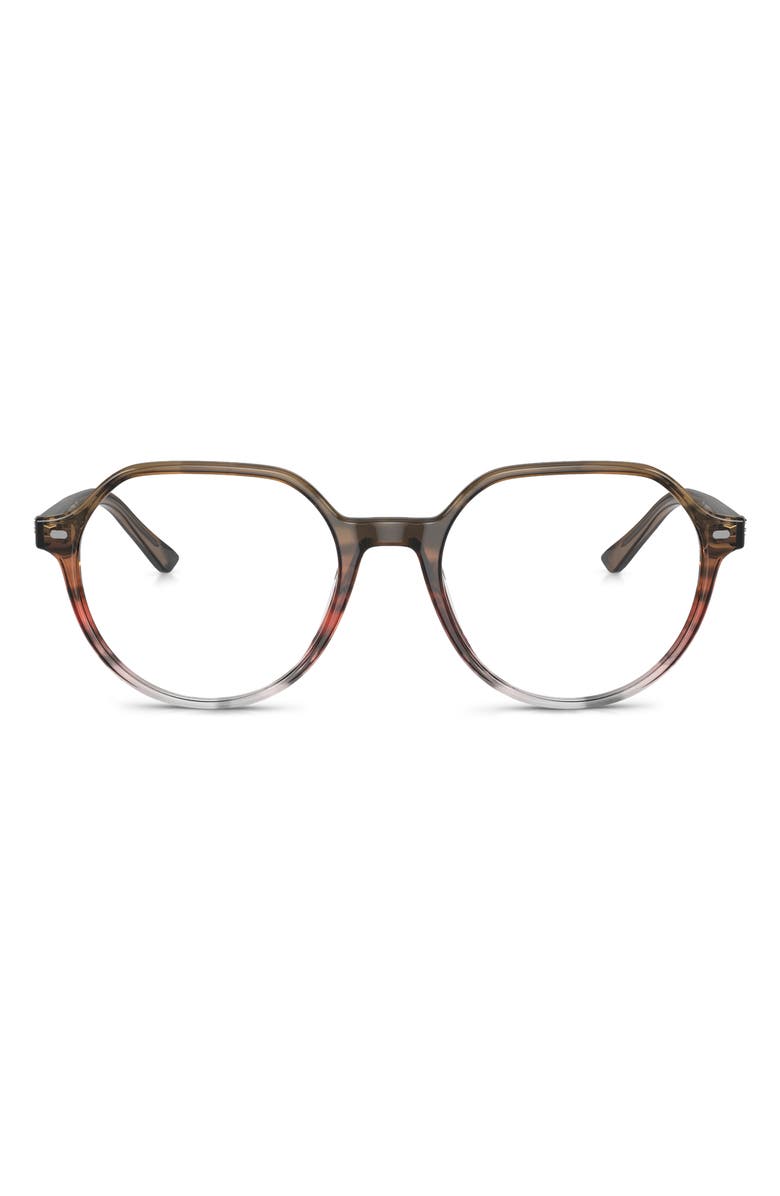 Ray-Ban Thalia 49mm Small Round Optical Glasses, Main, color, 