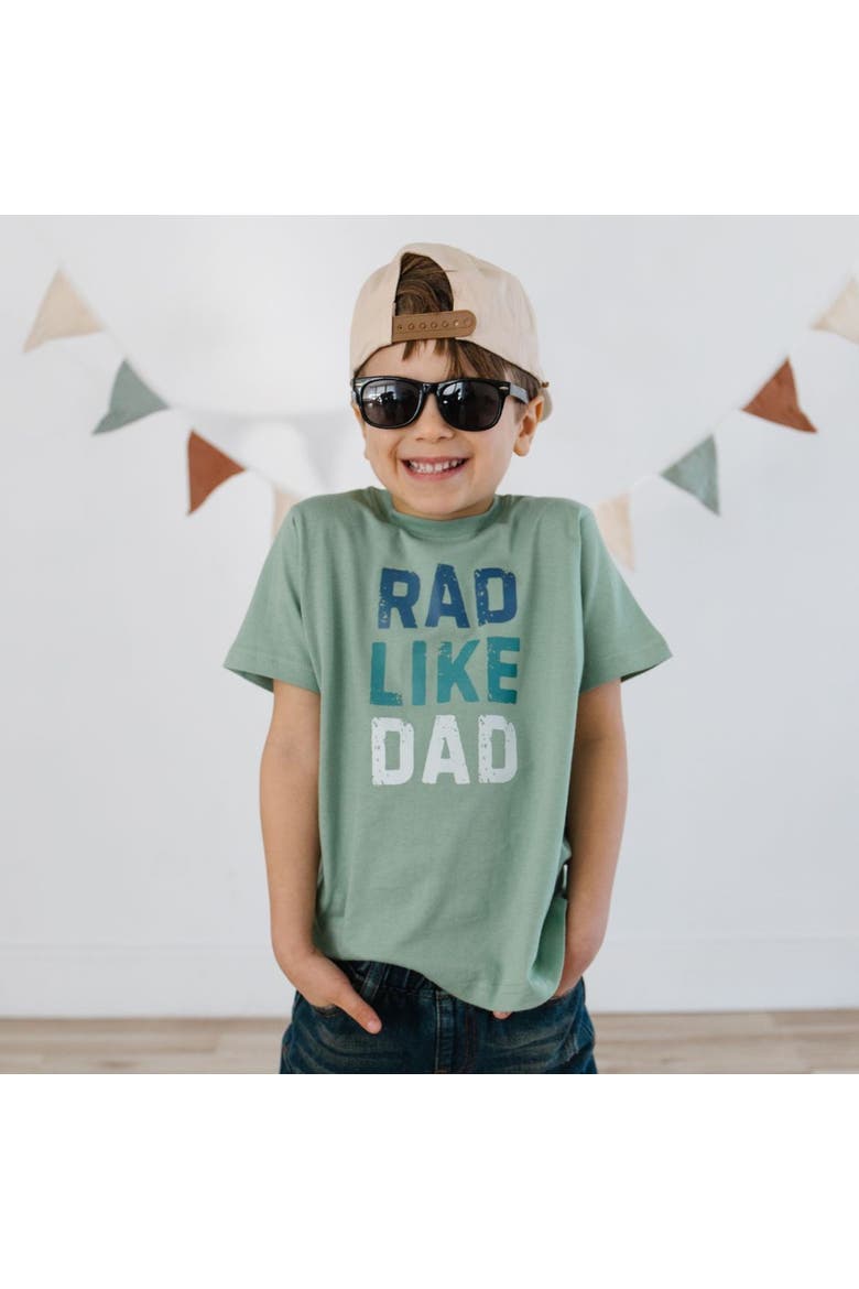 Rad Like Dad Short Sleeve T-Shirt, Alternate, color, Sage
