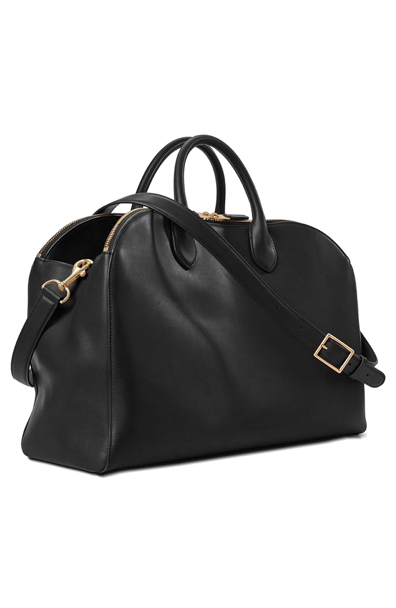 Shinola Bixby Leather Work Laptop Satchel, Alternate, color, Black