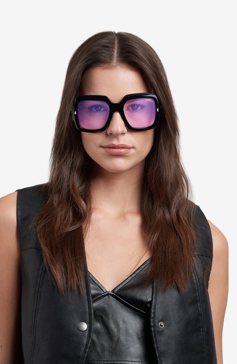 Carrera Eyewear 54mm Square Sunglasses, Alternate, color, 