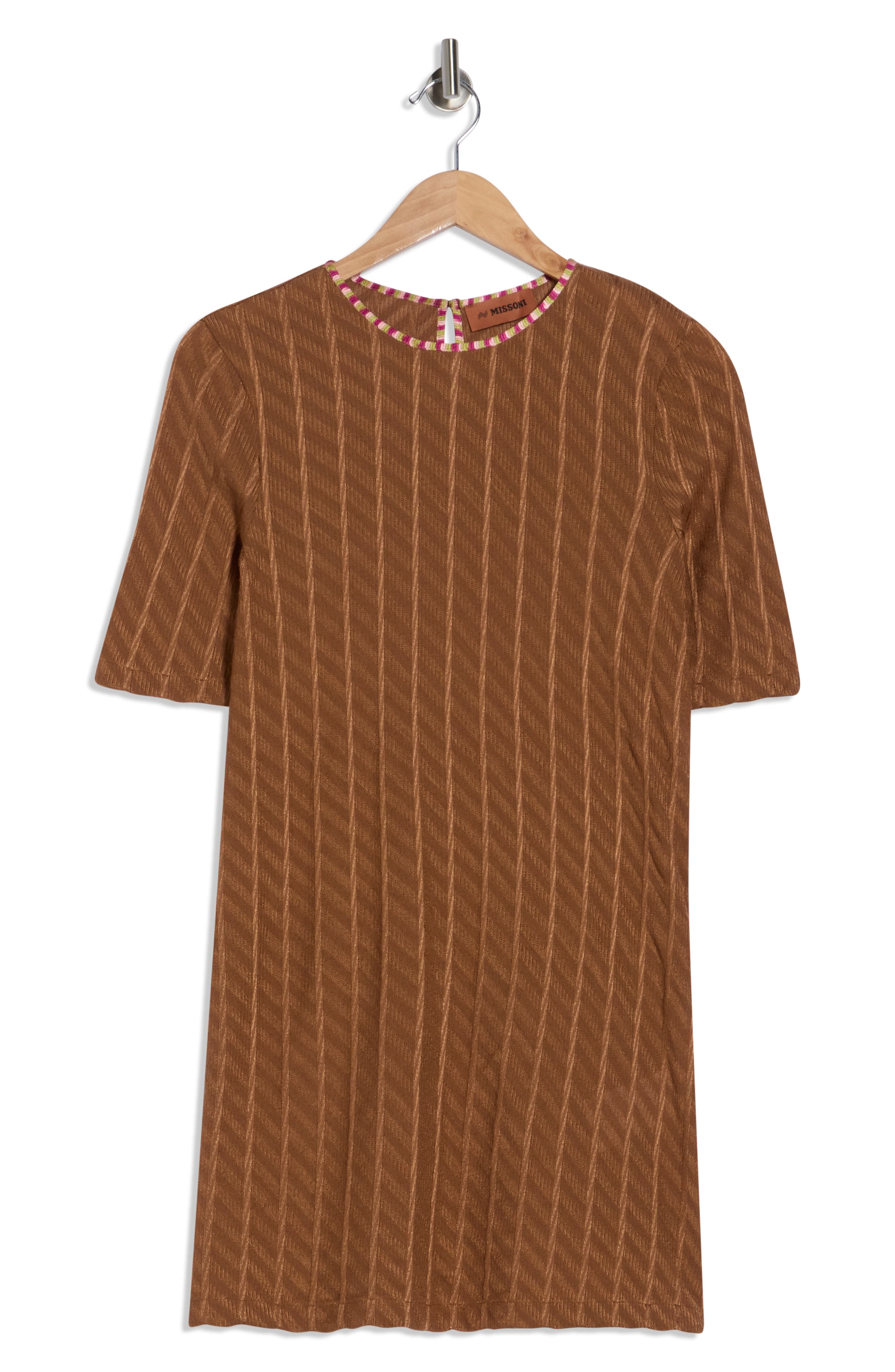 M Missoni Short Sleeve Sweater Dress