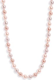 Nordstrom Imitation Pearl & Glass Bead Necklace