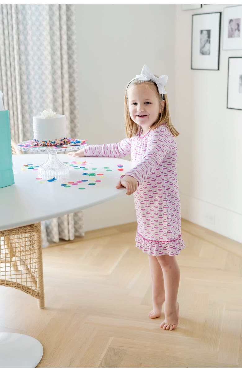 Lila and Hayes Carlin Girls' Dress, Alternate, color, Birthday Cake Pink