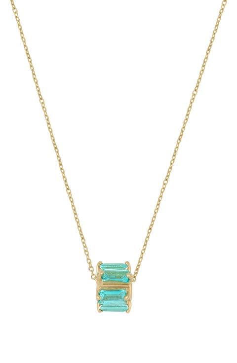 BLC Paraiba Topaz Necklace