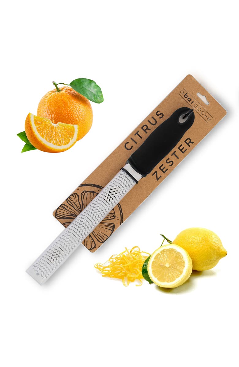 A Bar Above Stainless Steel Lemon Zester, Main, color, Stainless Steel