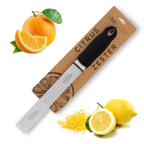 A Bar Above Stainless Steel Lemon Zester In Stainless Steel