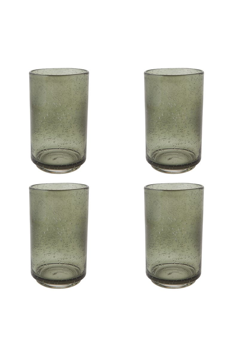 Danica Brands Bubbled Tumbler - Set of 4, Main, color, Bubbled Agave