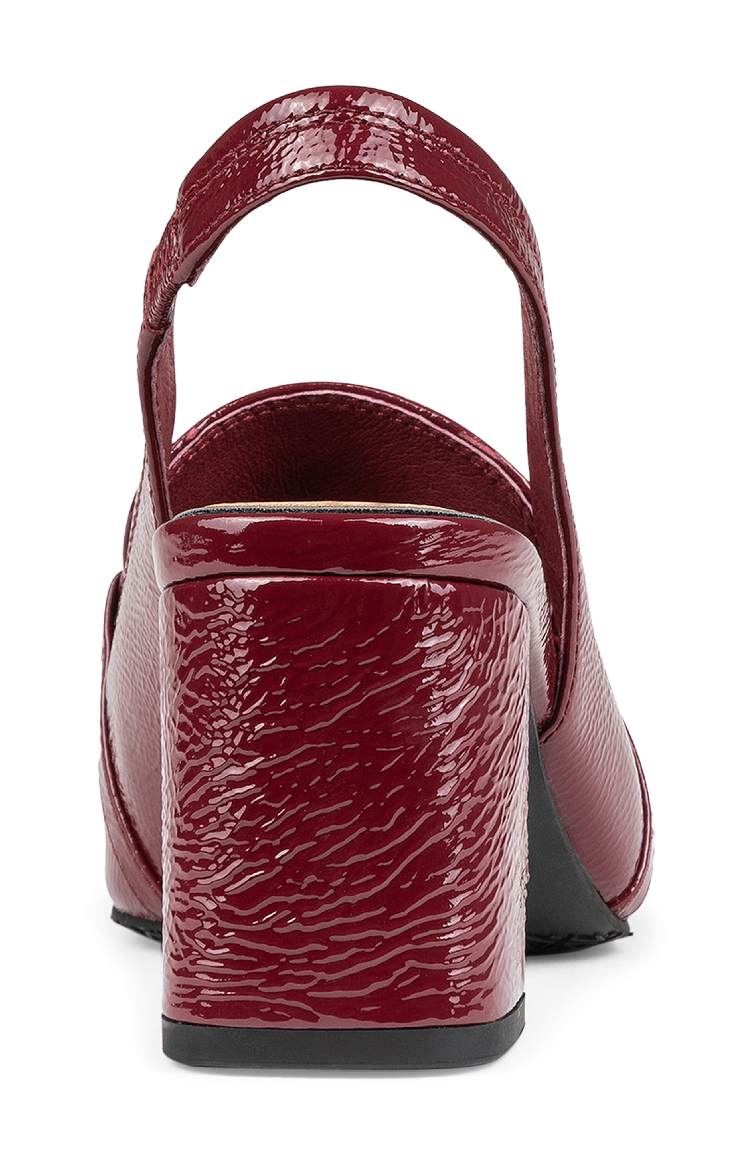 Donald Pliner Slingback Bit Loafer Pump, Alternate, color, Cranberry